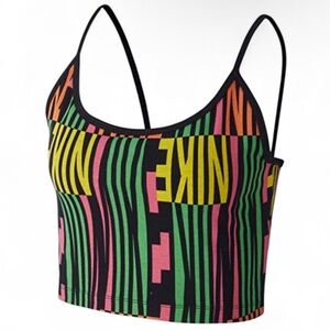 Urban Outfitters Nike Logo Neon Vintage 80’s Cropped Tank Top